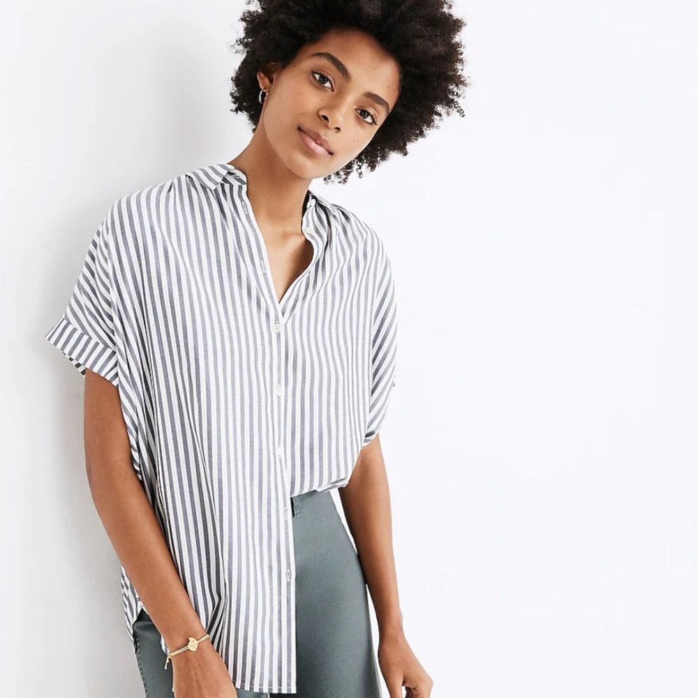 Madewell Central Shirt in Ballard Stripe